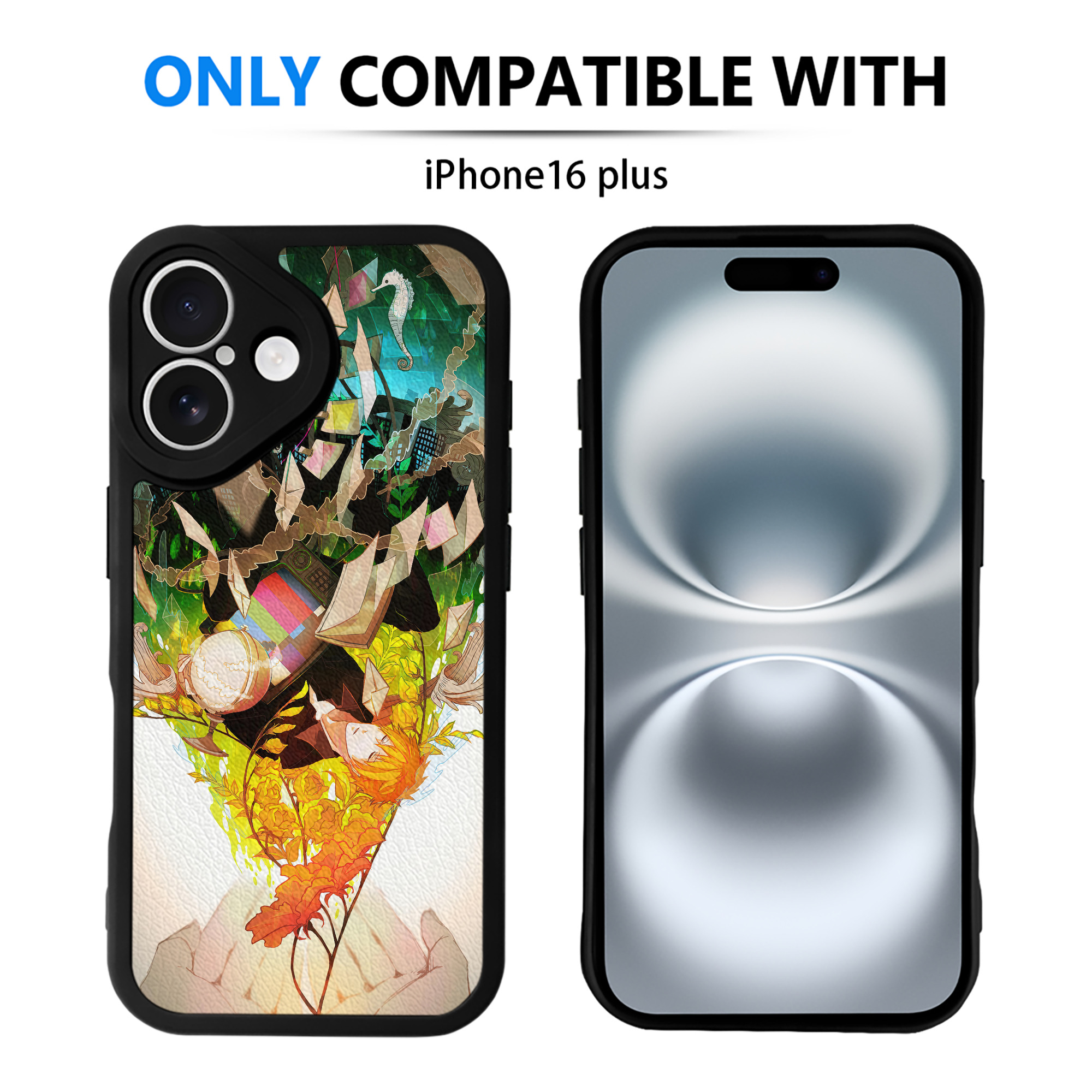 （画像用） ブリーチ BLEACH 【iPhone 16シリーズ対応】シリコンスマホケース（レザー調） 材質：シリコン